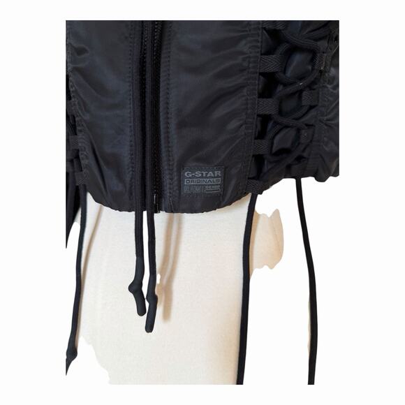 G-Star RAW MA-1 Sleeveless Cropped Puffer Tank Streetwear Techwear NWT Small - Picture 5 of 16